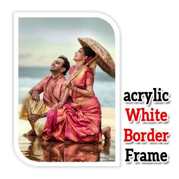 Acrylic White Border Frame 2 - wowgifz