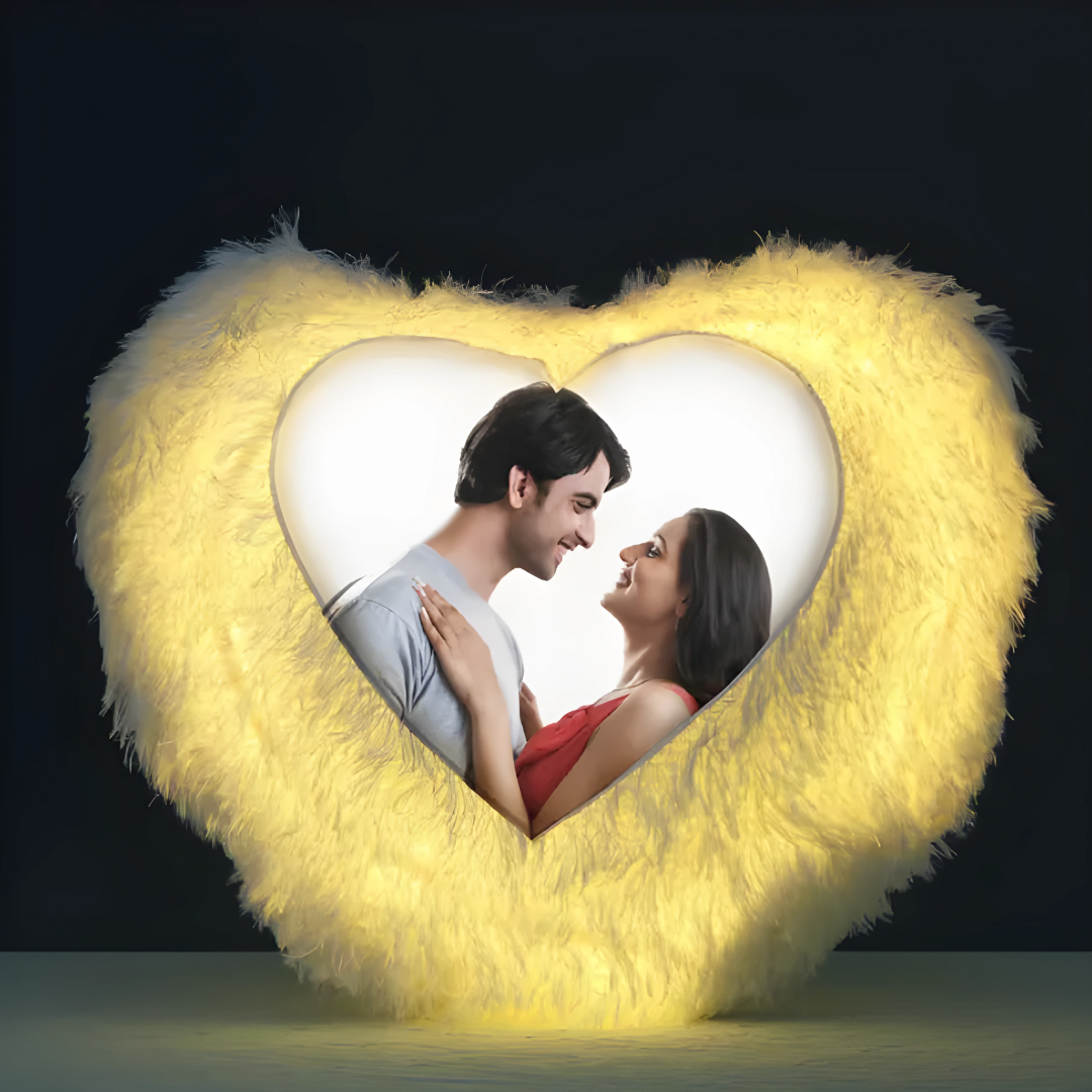 Heart Shape Led Pillow