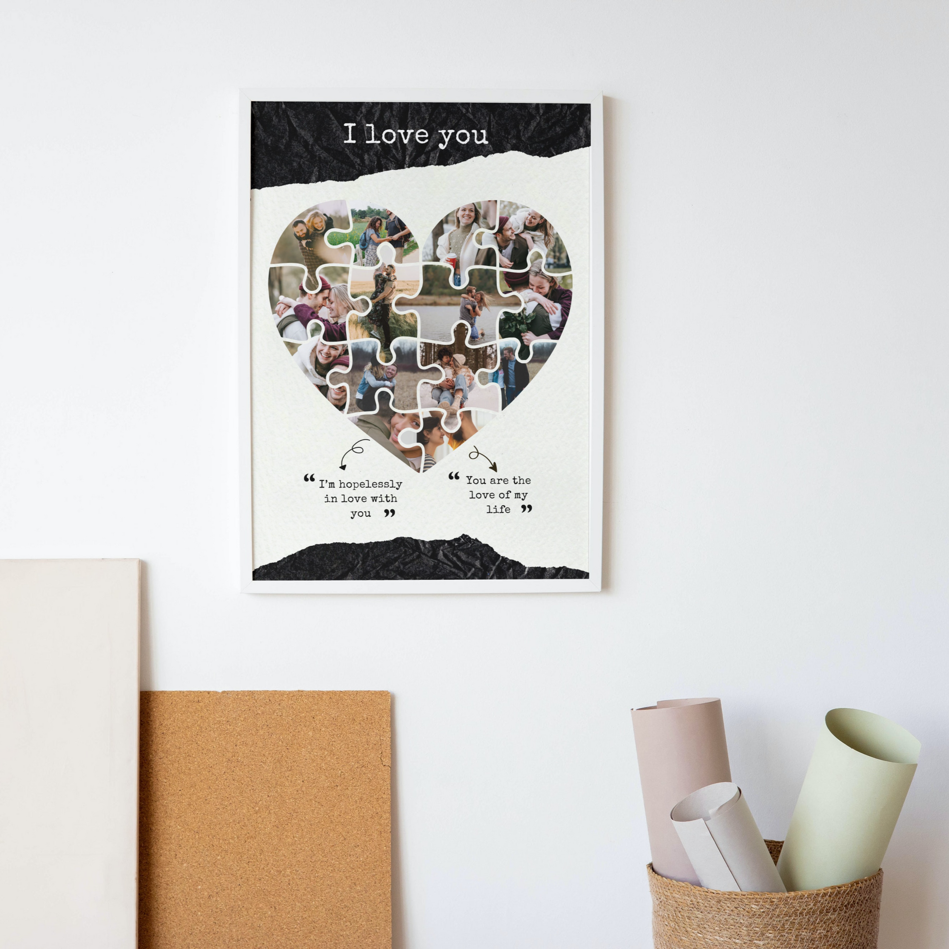 Heart Shape Frame Collage - wowgifz