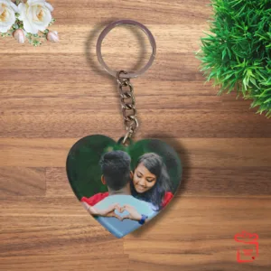 Acrylic Heart Shape Keychain
