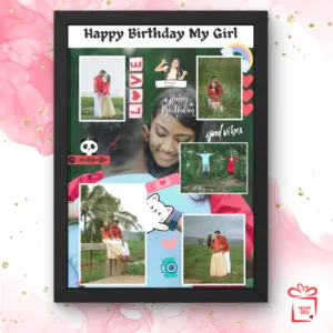 Birthday Frame for Her with Spotify Code