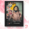 Birthday/Wedding Photo Frame with Custom Calendar