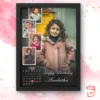 Birthday/Wedding Photo Frame with Custom Calendar