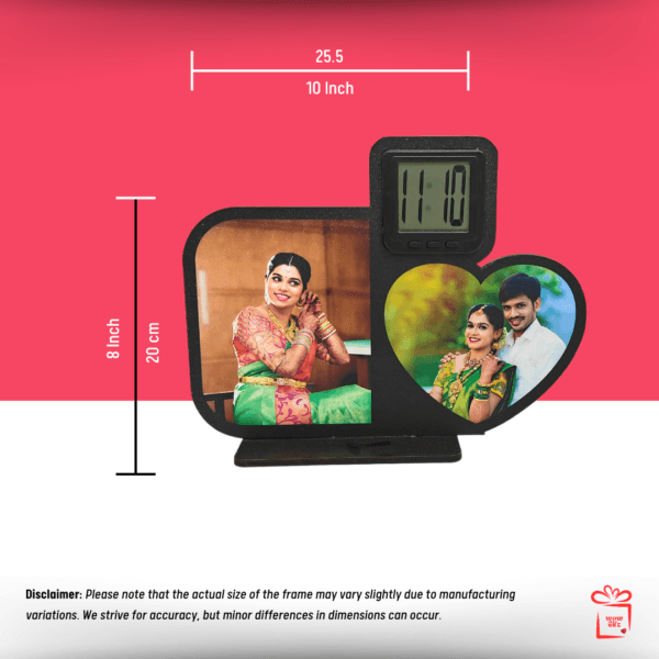 SIZING Personalized MDF Table Top Digital Clock