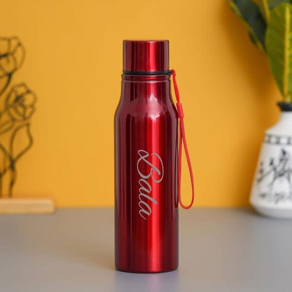 Personalized Engraved Steel Bottle