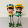 1 Summer Fun Boy & Girl Sitting Doll Set