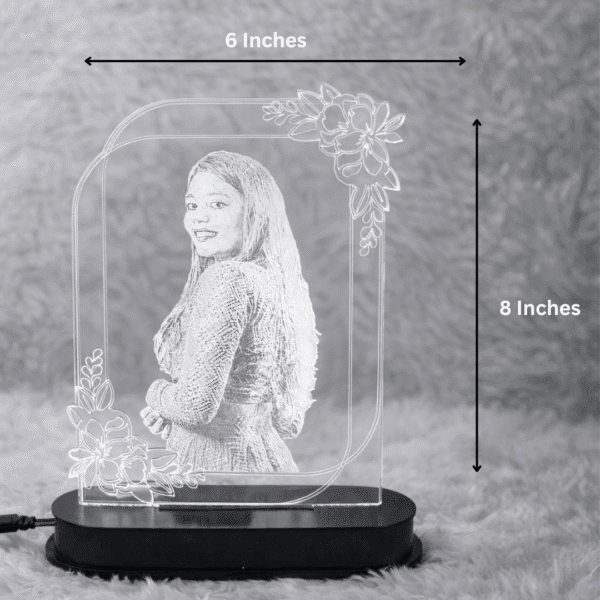 Personalized Engraved Acrylic Photo Lamp