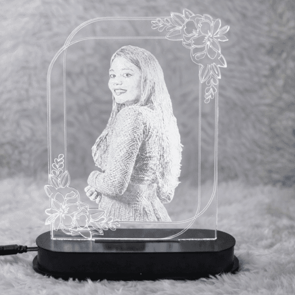 Personalized Engraved Acrylic Photo Lamp
