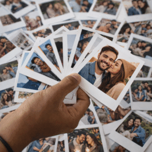 1 Personalized Polaroid Photo Prints – Custom Mini Photo Prints with White Border | Memory Prints for Gifts & Décor