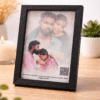 1 Personalized Photo Frame with Audio QR Code – Scan & Play Voice Message Gift for Couples & Family
