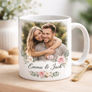Custom Photo Printed Mug – Personalized Gift Coffee Cup with Name & Picture